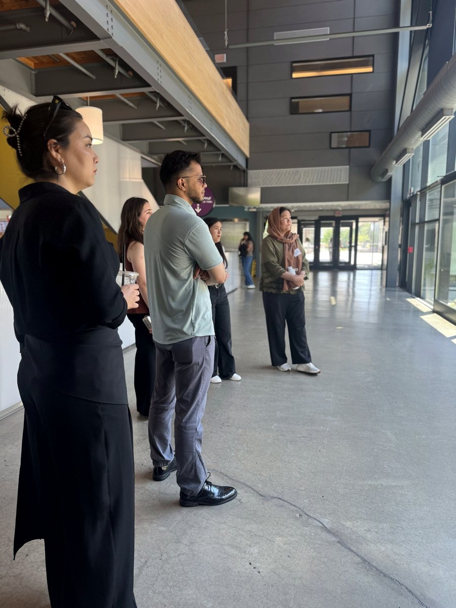 Founders on a campus tour